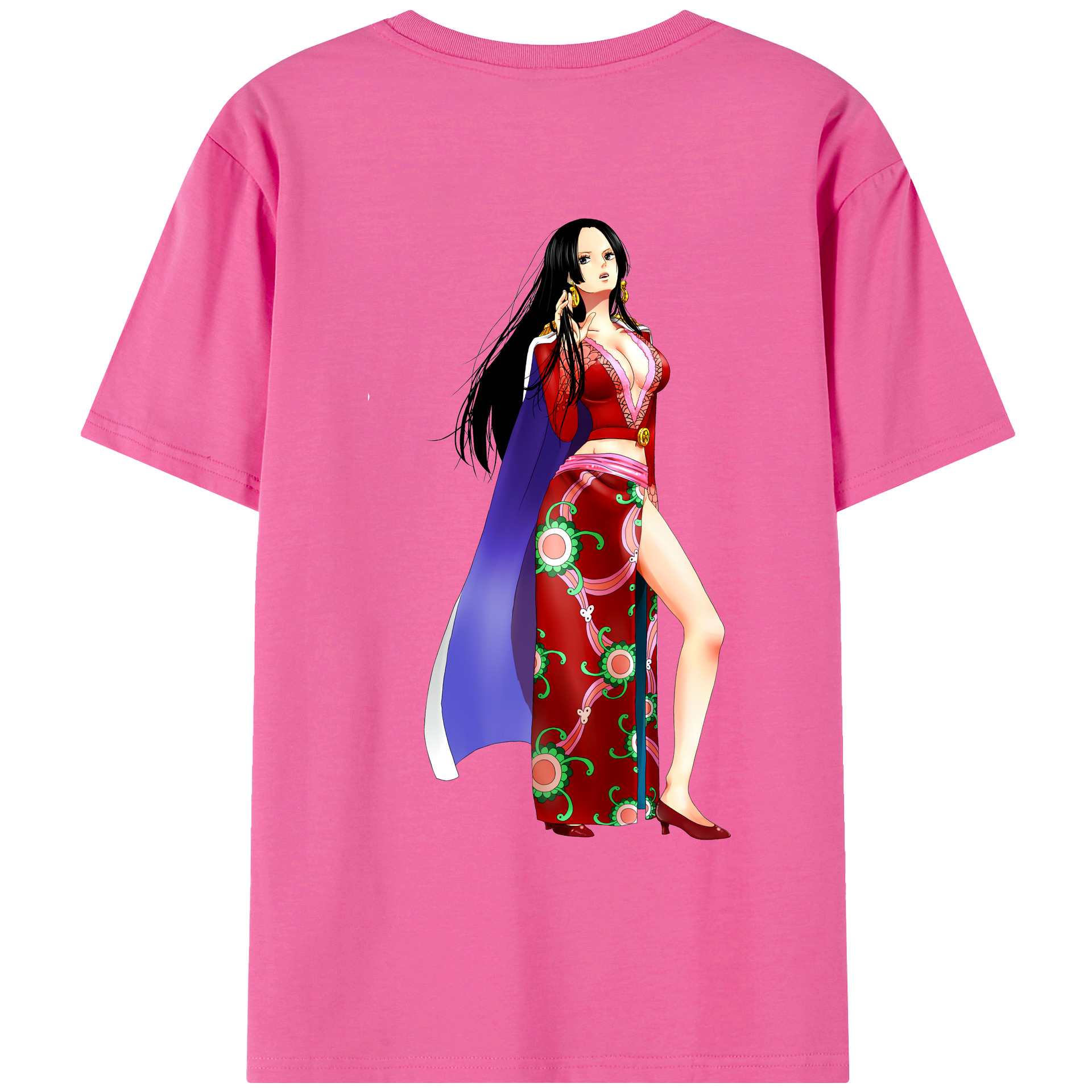 ワンピース ボア・ハンコック ONE PIECE Boa·Hancock レディース半袖Tシャツ(バックプリント)